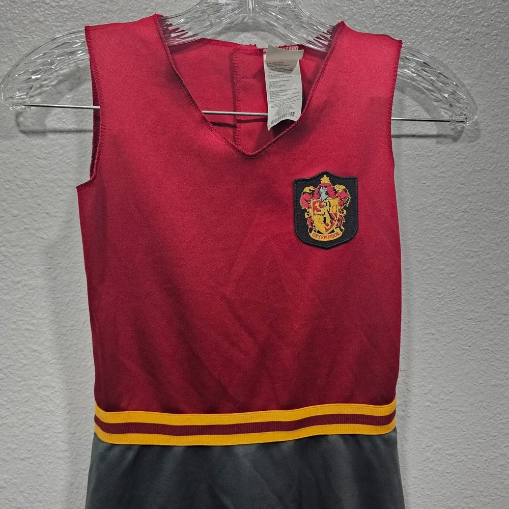 Harry Potter Gryffindor Costume Dress Kids Small 4-6X Red Grey Disguise 108029L